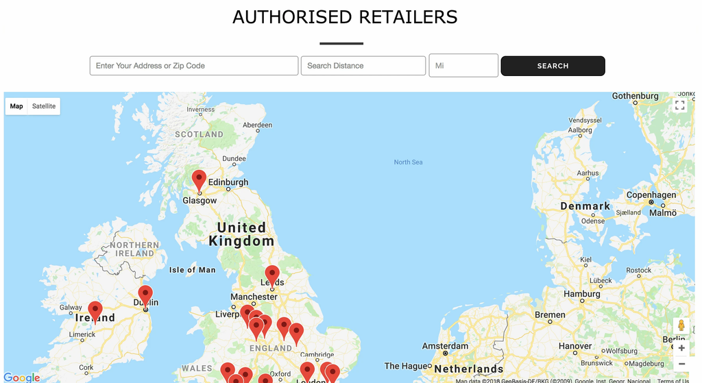 Retailers Map App: Shopify Store Locator | TheGenieLab - TGL