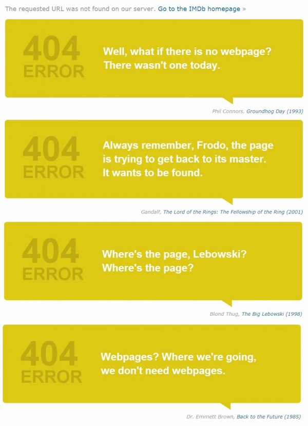 The 13 Best Custom 404 Error Pages Ever