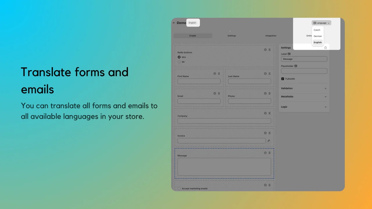 How to Create Multilingual Shopify Forms Easily - TGL
