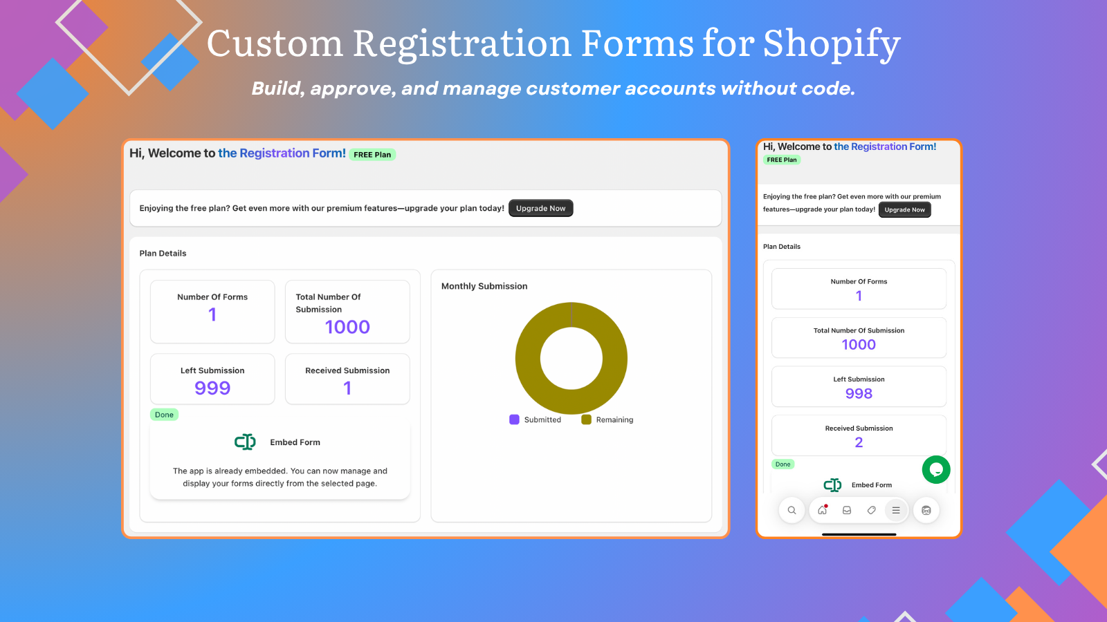 Registration Form Builder