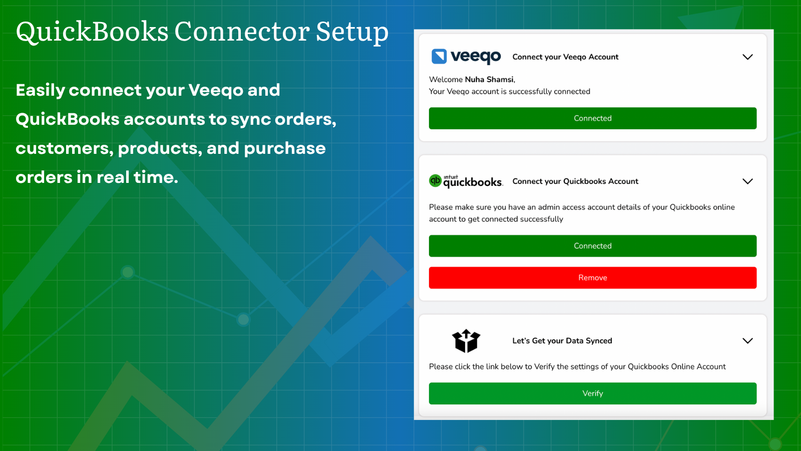 QuickBooks Connector Setup