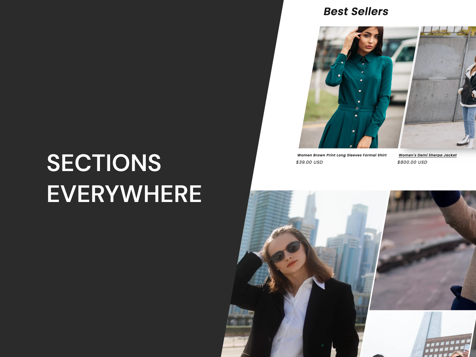 Take advantage of our pre-made starter templates to build about, team, and contact pages - Thegenielab